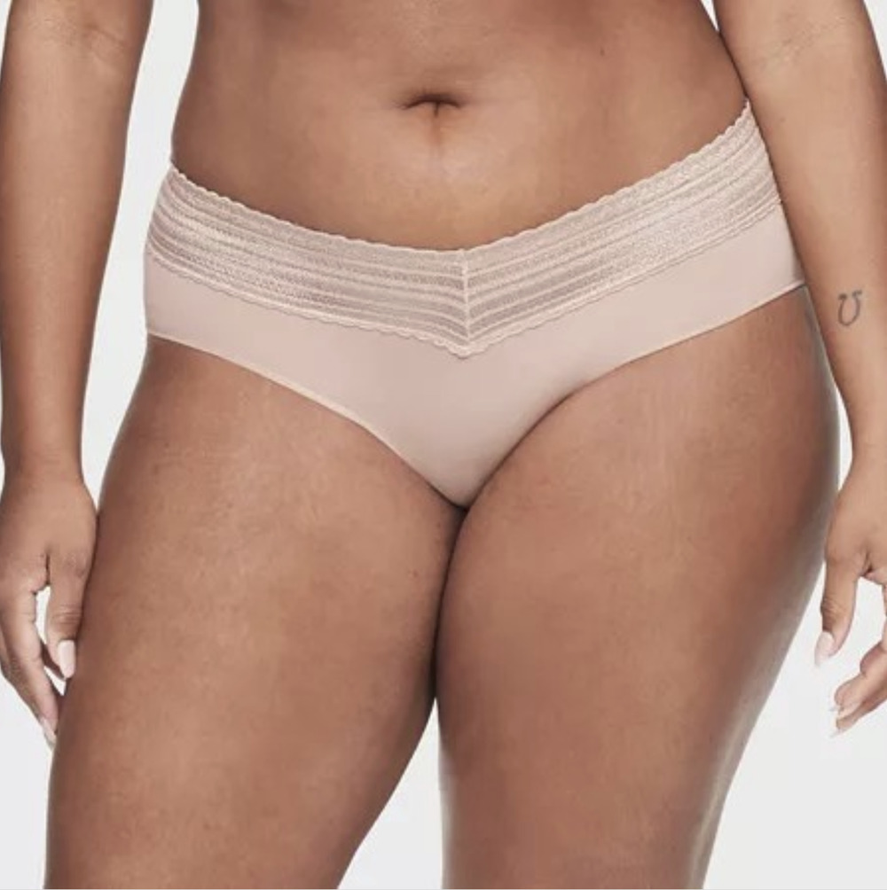 Warner's Women No Pinching No Problems Hipster Underwear Toasted Almond Size S
